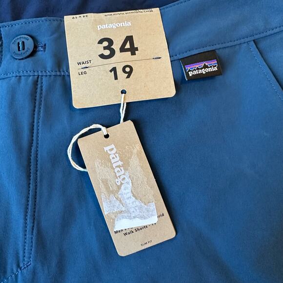 Patagonia Mens Hydropeak Hybrid Walk Shorts Sz 34 - 19" - Picture 4 of 13